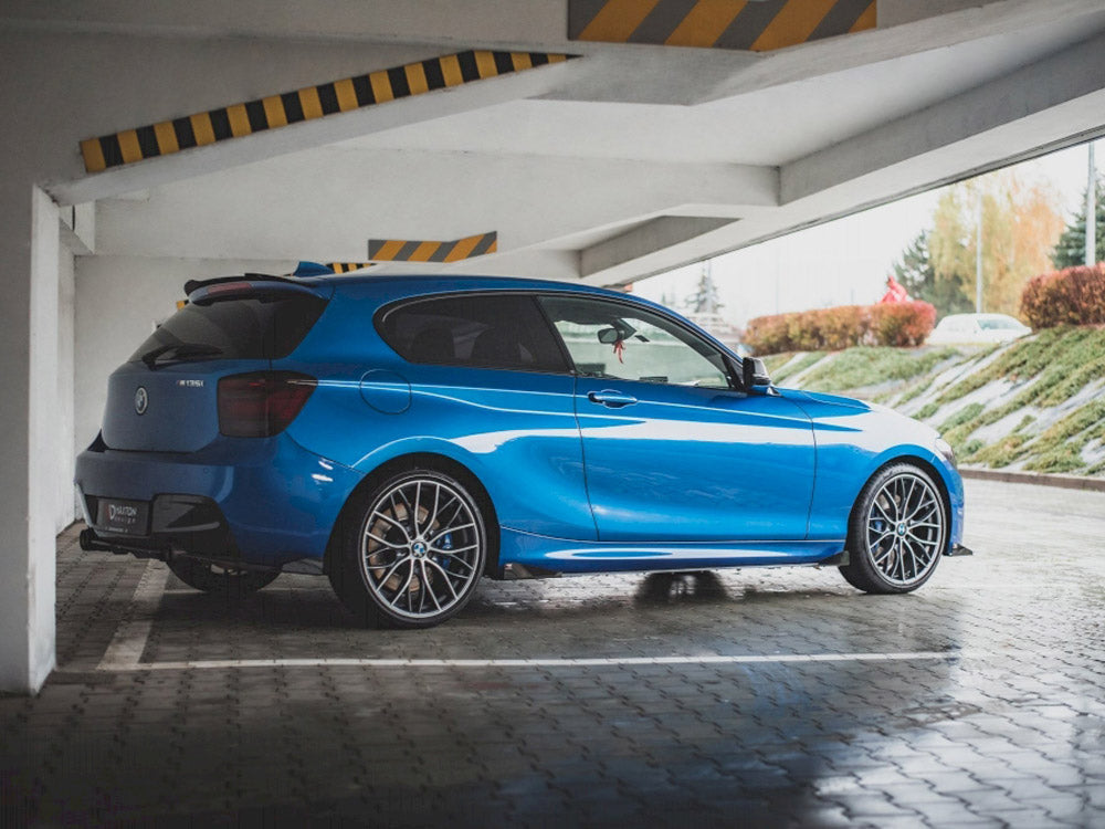 Street PRO Side Skirts Diffusers + Flaps BMW 1 F21 M135i / M140i / M-Pack - Wayside Performance 