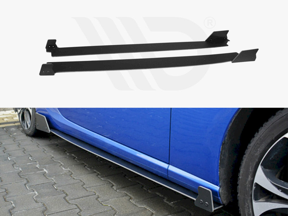 Racing Side Skirts Splitters Subaru BRZ Facelift (2017-2020) - Wayside Performance 