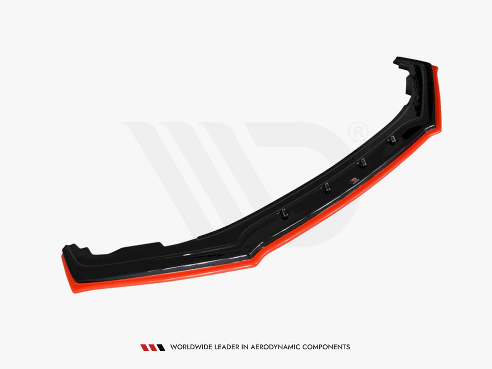 Front Splitter (Black & Red) V.4 Subaru BRZ Facelift (2017-2020) - Wayside Performance 