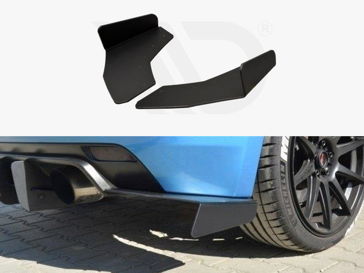 Racing Rear Side Splitters Subaru Impreza WRX STI 2009-2011 - Wayside Performance 