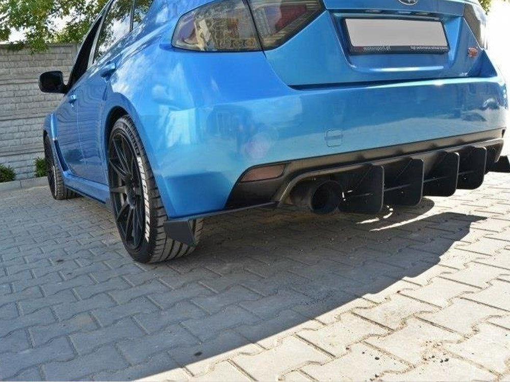 Racing Rear Side Splitters Subaru Impreza WRX STI 2009-2011 - Wayside Performance 