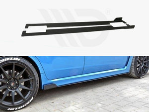 Racing Side Skirts Diffusers Subaru Impreza WRX STI 2009-2011 - Wayside Performance 