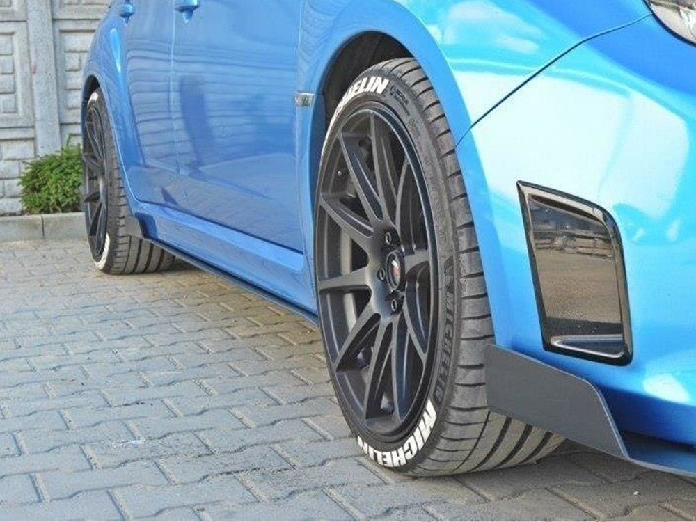 Racing Side Skirts Diffusers Subaru Impreza WRX STI 2009-2011 - Wayside Performance 