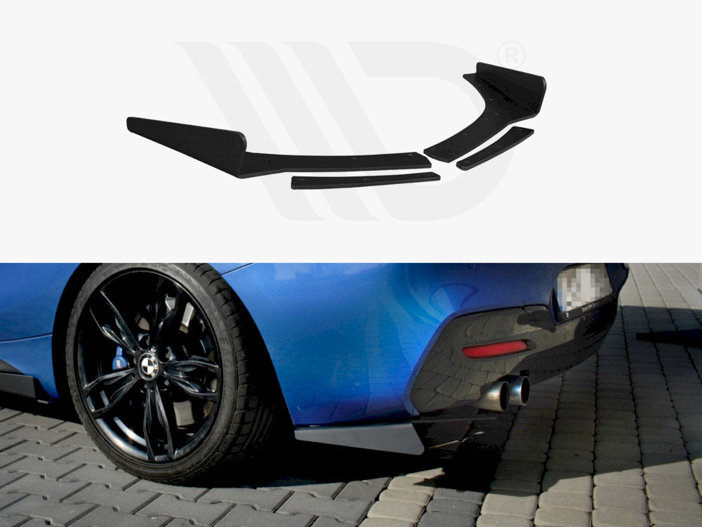 Maxton Design Rear Side Splitters Bmw 1 F20/f21 M-power Facelift (2015-19) - Wayside Performance 