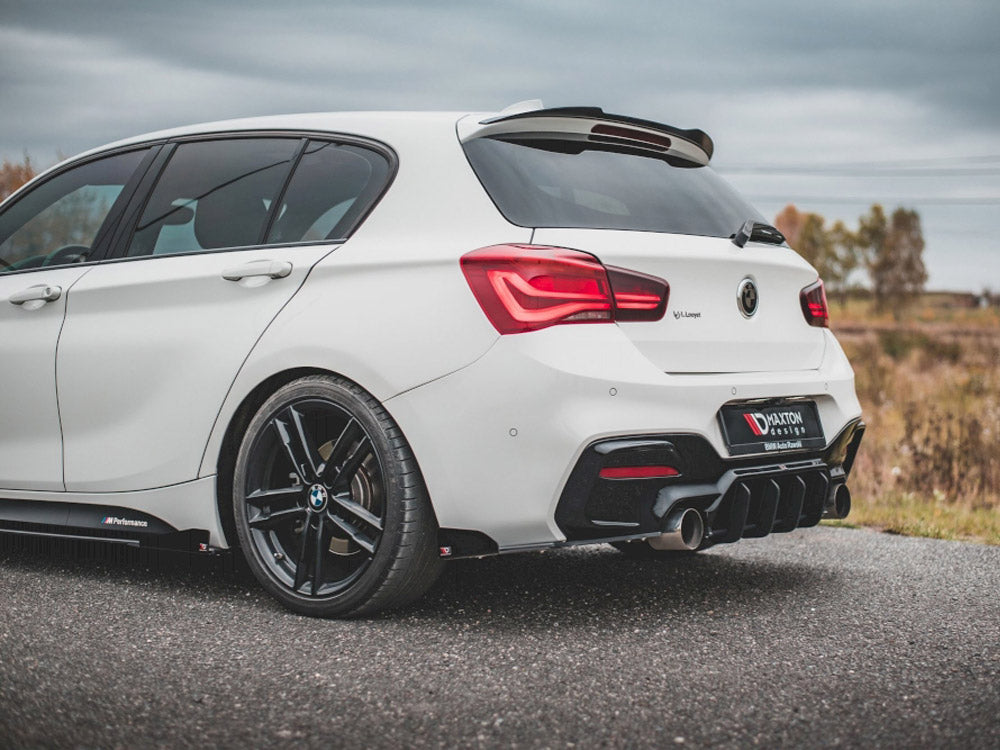 Street PRO Rear Side Splitters V.3 + Flaps BMW 1 F20 M140i - Wayside Performance 