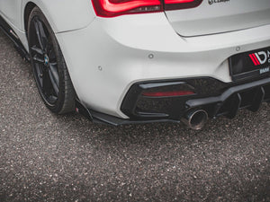 Street PRO Rear Side Splitters V.3 + Flaps BMW 1 F20 M140i - Wayside Performance 