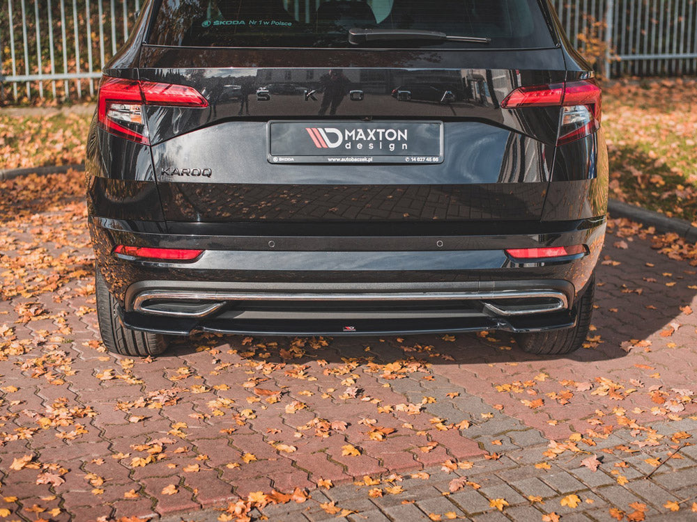 Central Rear Splitter Skoda Karoq Sportline - Wayside Performance 