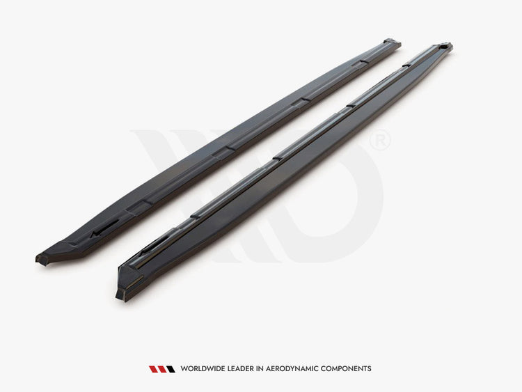 Side Skirts Diffusers Skoda Kodiaq Mk1 Sportline / RS (version with mudflaps) - Wayside Performance 