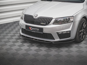 Front Splitter V.4 Skoda Octavia RS Mk3 (2013-2016) - Wayside Performance 