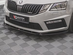 Front Splitter V.3 Skoda Octavia RS Mk3 Facelift (2016-2019) - Wayside Performance 