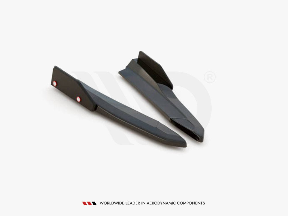 Rear Side Splitters V.2 + Flaps Skoda Octavia RS Mk4 - Wayside Performance 