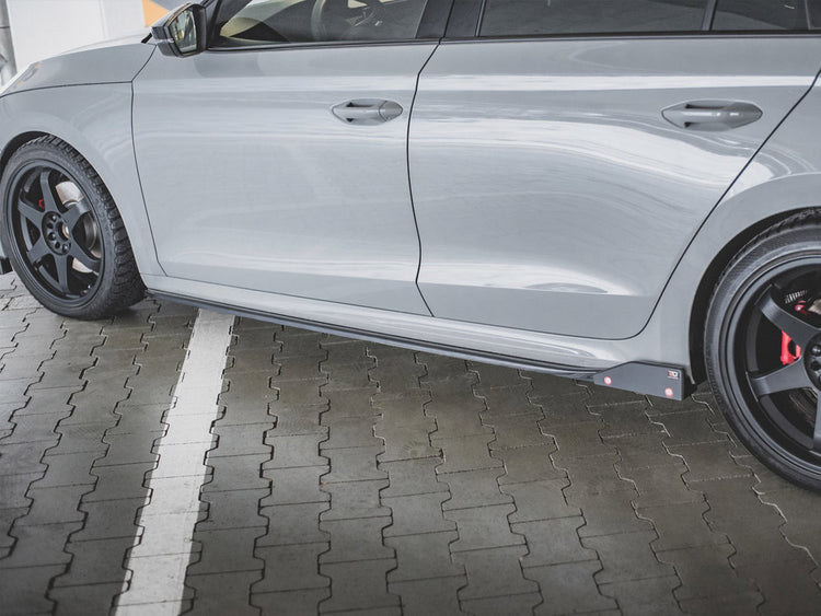 Side Skirts Diffusers V.2 + Flaps Skoda Octavia RS Mk4 - Wayside Performance 