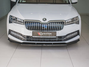 Front Splitter V.2 Skoda Superb MK3 FL (2019-) - Wayside Performance 