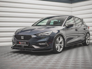Street PRO Front Splitter + Flaps Seat Leon FR Mk4 (2020-) - Wayside Performance 