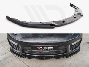 Front Splitter V.2 Porsche Panamera Turbo 970 Facelift (2013-2016) - Wayside Performance 