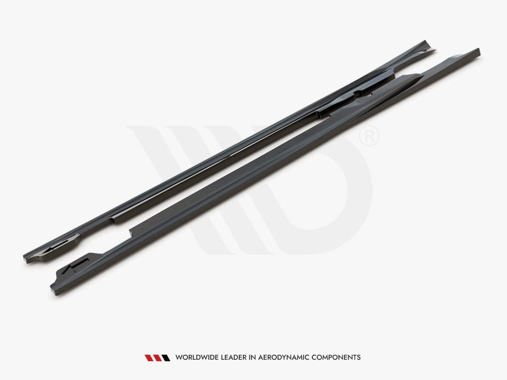 Side Skirts Diffusers V1 Porsche Panamera Turbo 970 Facelift (2013-2016) - Wayside Performance 
