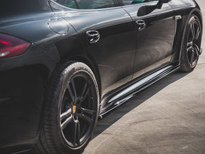 Side Skirts Diffusers V1 Porsche Panamera Turbo 970 Facelift (2013-2016) - Wayside Performance 