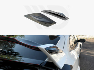 WING (Main Spoiler) Side Extensions Honda Civic Mk10 Type-R - Wayside Performance 