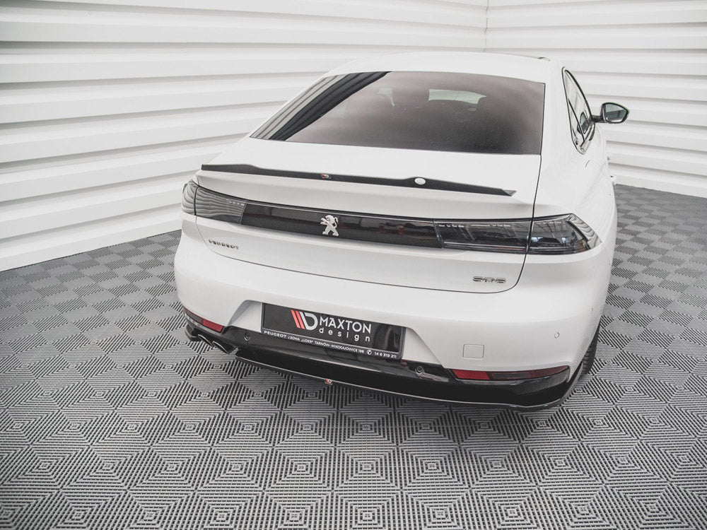 Central Rear Splitter (Vertical Bars) Peugeot 508 GT-Line Mk2 - Wayside Performance 