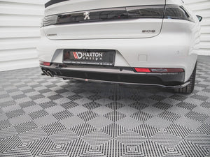 Central Rear Splitter (Vertical Bars) Peugeot 508 GT-Line Mk2 - Wayside Performance 