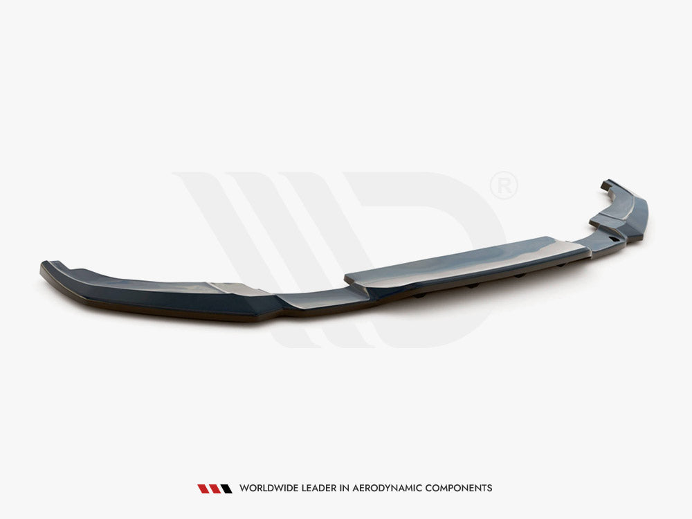 Central Rear Splitter (W/ Vertical Bars) Peugeot 2008 MK2 (2019-) - Wayside Performance 