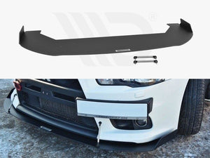 Front Racing Splitter V.1 Mitsubishi Lancer EVO X (2007-2015) - Wayside Performance 