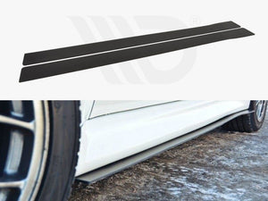 Racing Side Skirts Diffusers Mitsubishi Lancer EVO X (2007-2015) - Wayside Performance 