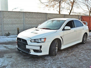 Racing Side Skirts Diffusers Mitsubishi Lancer EVO X (2007-2015) - Wayside Performance 