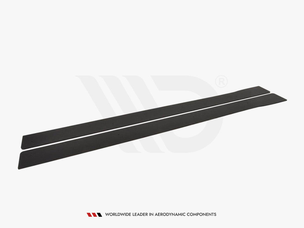 Racing Side Skirts Diffusers Mitsubishi Lancer EVO X (2007-2015) - Wayside Performance 