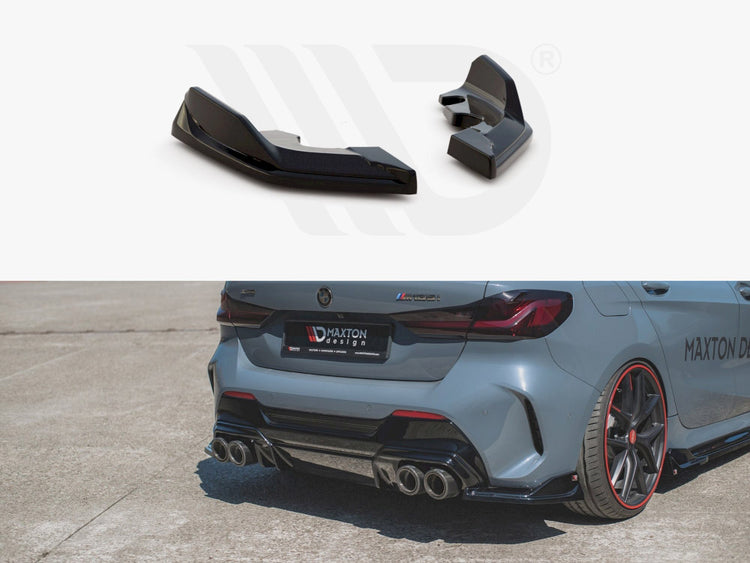 Maxton Design Rear Side Splitters V4 Bmw 1 Series F40 M135i /m-sport (2019-) - Wayside Performance 