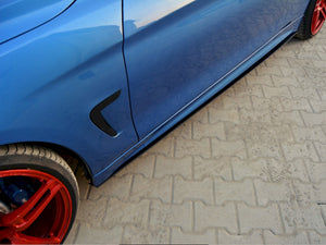 Racing Side Skirts Splitters Bmw 4 F32 M-sport (2013-2016) - Wayside Performance 