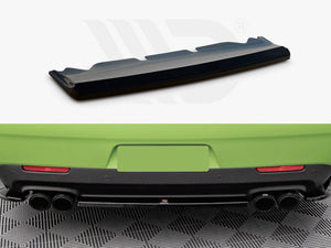 Central Rear Splitter Dodge Challenger SRT Hellcat Widebody Mk3 - Wayside Performance 