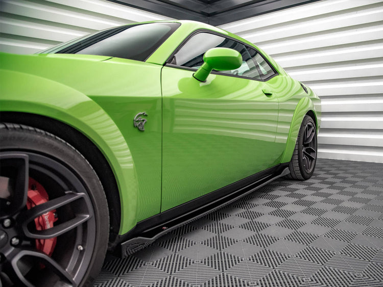 Side Skirts Diffusers Dodge Challenger SRT Hellcat Widebody Mk3 - Wayside Performance 