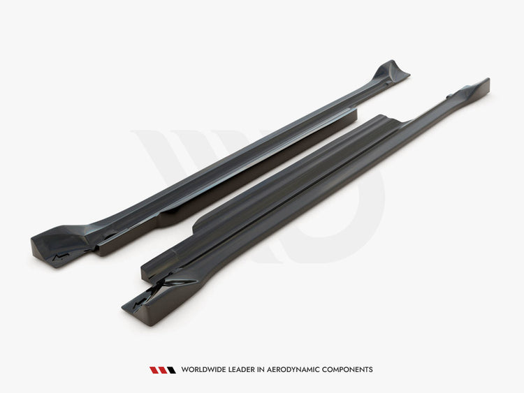 Side Skirts Diffusers Dodge Challenger SRT Hellcat Widebody Mk3 - Wayside Performance 