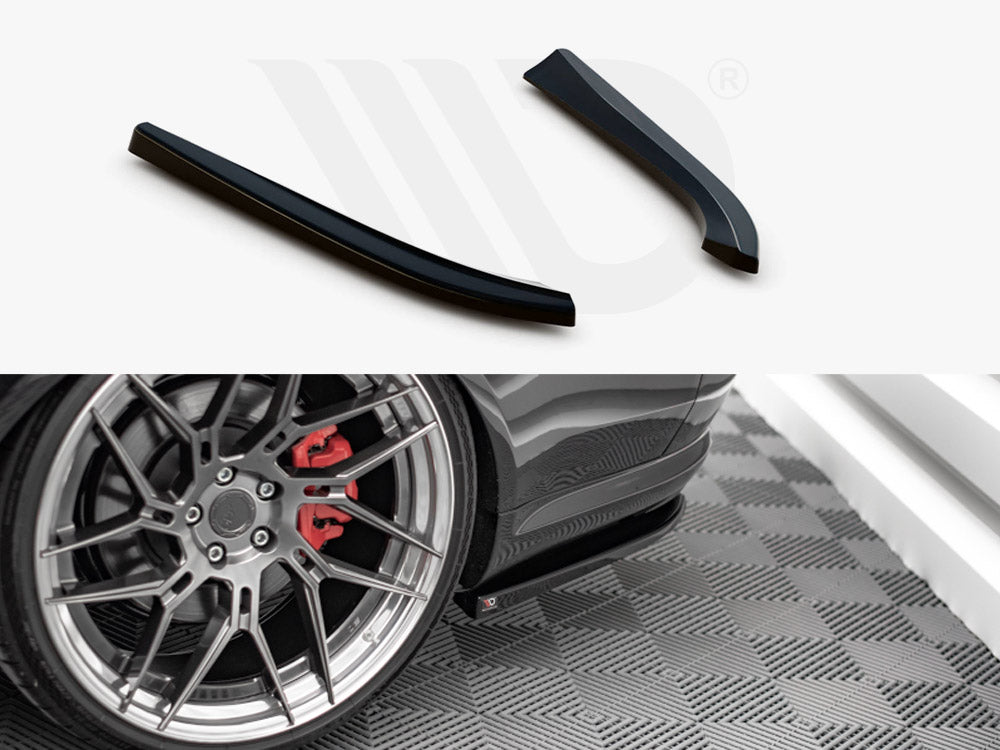 Rear Side Splitters Audi S8 D3 (2006-2010) - Wayside Performance 