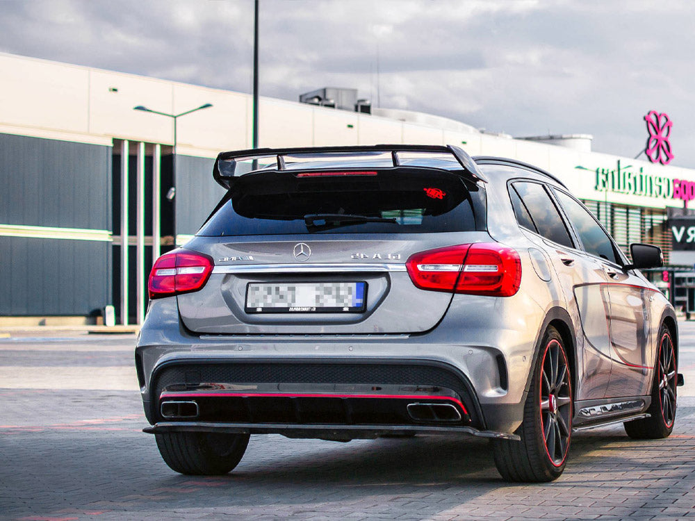 Rear Splitter (NO Vertical Bars) Mercedes-benz GLA 45 AMG SUV (X156) Pre-facelift (2014-2017) - Wayside Performance 
