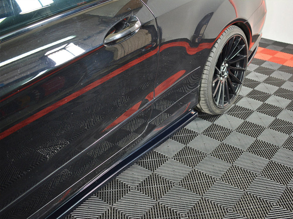 Side Skirts Diffusers Mercedes E-Class W207 Coupe AMG Line - Wayside Performance 