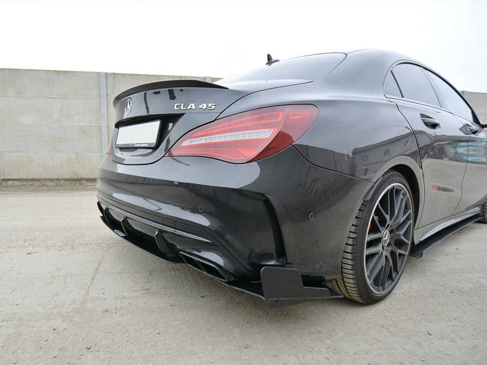 Racing Rear Side Splitters Mercedes CLA45 AMG C117 Facelift (2017-2019) - Wayside Performance 