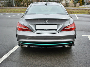 Rear Side Splitters Mercedes-Benz CLA C117 AMG-Line Facelift - Wayside Performance 