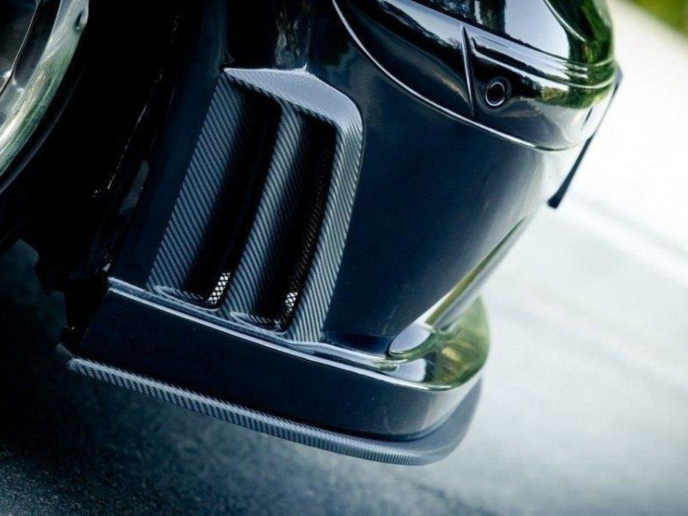 Front Splitter Mercedes CLK W209 Black (SL Black Series Look) - Wayside Performance 