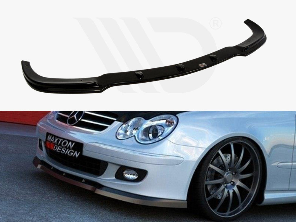 Front Splitter Mercedes CLK W209 Facelift Model For Standard Version - Wayside Performance 