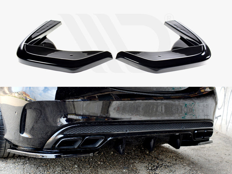 Rear Side Splitters Mercedes-AMG C 43 W205 - Wayside Performance 