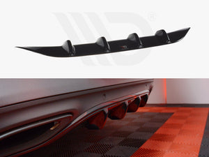 Rear Diffuser Mercedes C-Class W205 Coupe AMG-Line (2015-2018) - Wayside Performance 
