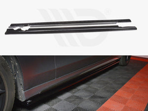 Side Skirts Splitters Mercedes C-class W205 Coupe Amg-line (2015-2018) - Wayside Performance 
