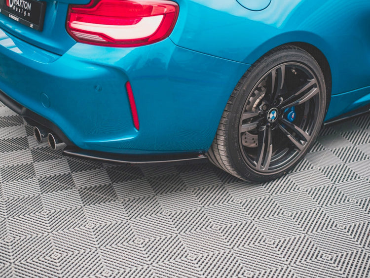Maxton Design Rear Side Splitters V.2 Bmw M2 F87 (2016-2020) - Wayside Performance 