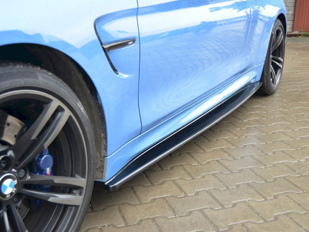Maxton Design Side Skirts Diffusers V.1 Bmw M4 F82 - Wayside Performance 