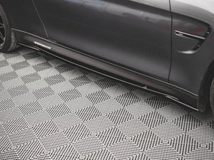 Maxton Design Side Skirts Diffusers Bmw M4 F82 - Wayside Performance 