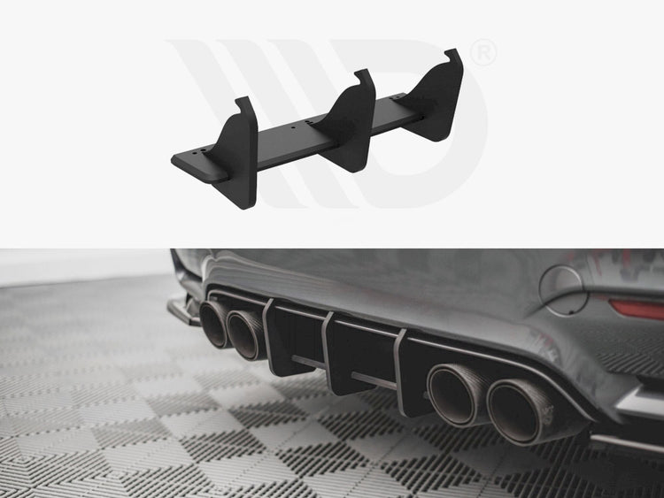 Maxton Design Street Pro Rear Diffuser Bmw M4 F82 (2014-) - Wayside Performance 