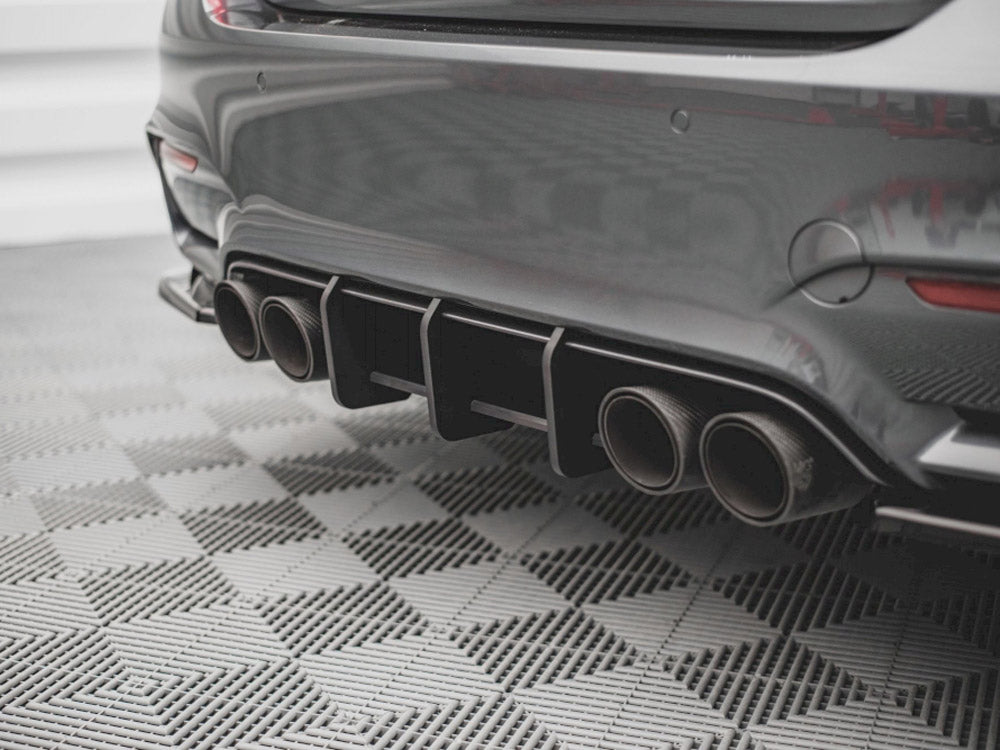 Maxton Design Street Pro Rear Diffuser Bmw M4 F82 (2014-) - Wayside Performance 