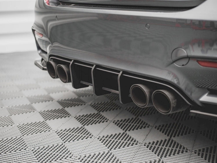 Maxton Design Street Pro Rear Diffuser Bmw M4 F82 (2014-) - Wayside Performance 
